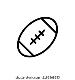 American Football Icon Vector Png Isolated On White Background