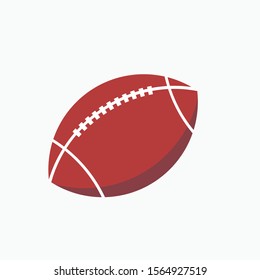 
American Football Icon - Vector, Sign and Symbol for Design, Presentation, Website or Apps Elements.,