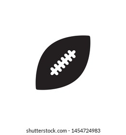 American football icon vector. Simple design on white background.