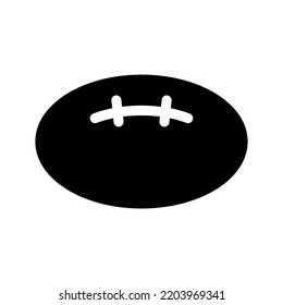 American Football Icon Vector Symbol Design Illustration