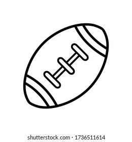 american football icon vector template