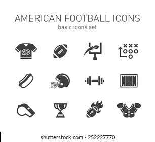 American Football Icons.