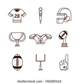 American football icons