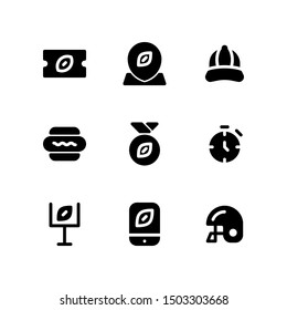 American Football icons in for any purposes. Perfect for website mobile app presentation and any other projects