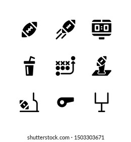 American Football icons in for any purposes. Perfect for website mobile app presentation and any other projects