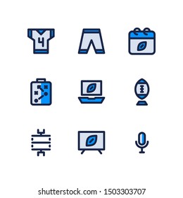 American Football icons in for any purposes. Perfect for website mobile app presentation and any other projects