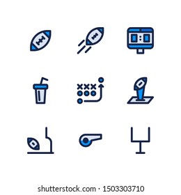 American Football icons in for any purposes. Perfect for website mobile app presentation and any other projects