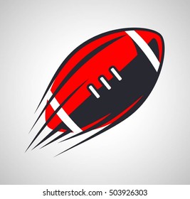 american Football icons on white background