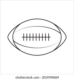 American football  icons symbol vector elements for infographic web