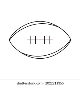 American football  icons symbol vector elements for infographic web