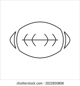 American football  icons symbol vector elements for infographic web