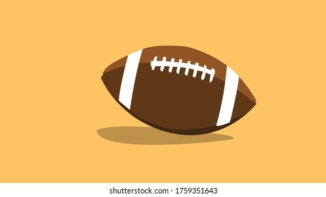 American football Illustrated standard ball