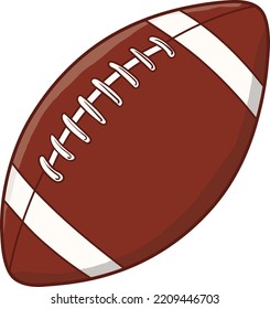 American Football illustration, American football clipart