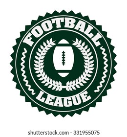 american football league design, vector illustration eps10 graphic 