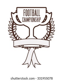 american football league design, vector illustration eps10 graphic 