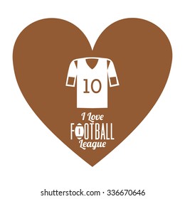 american football league design, vector illustration eps10 graphic 