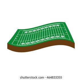american football league sport game icon. Isolated and flat illustration. Vector graphic