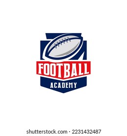 American Football Logo Academy Vector Template