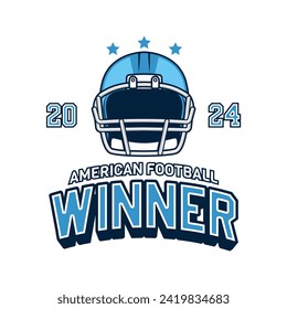 American football logo badges vector. Football logos collection. American football league labels, emblems and design elements