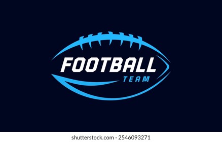 American football logo club vector
