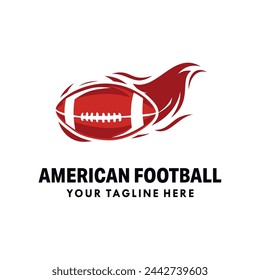 American football logo design. American football emblem and design badge