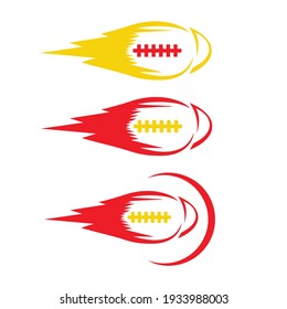 american football logo design and american football icon