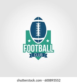 American Football Logo Design Vector.