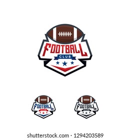 American Football logo designs Badge template, Rugby Logo badge