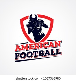 American Football Logo Designs Template 