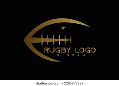 American football logo isolated. American football league labels, emblem and design element