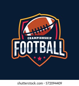 American Football Logo Sport