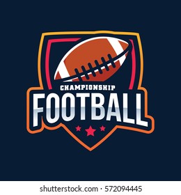 American Football Logo Sport