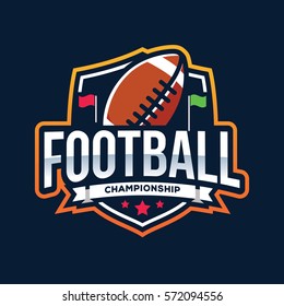 American Football Logo Sport