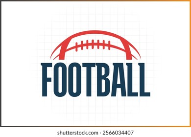 American Football Logo Template Badge Logo Rugby Ball Logo