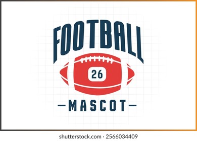 American Football Logo Template Badge Logo Rugby Ball Logo