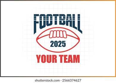 American Football Logo Template Badge Logo Rugby Ball Logo