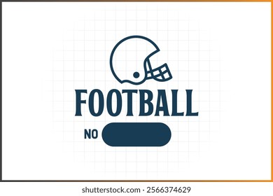 American Football Logo Template Badge Logo Rugby Ball Logo