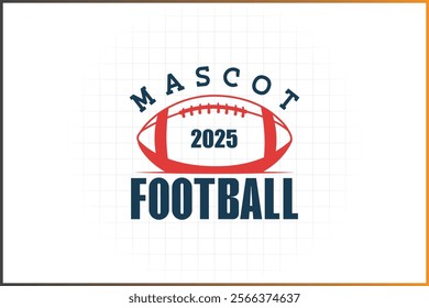 American Football Logo Template Badge Logo Rugby Ball Logo