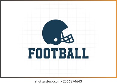 American Football Logo Template Badge Logo Rugby Ball Logo