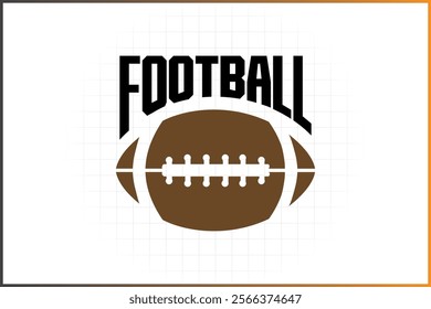 American Football Logo Template Badge Logo Rugby Ball Logo