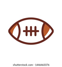 American football logo template vector icon design