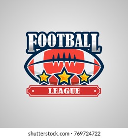 American Football Logo Template Vector Design