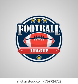 American Football Logo Template Vector Design