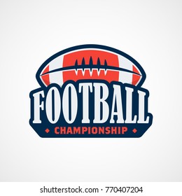 American Football Logo Template Vector Design