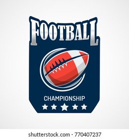 American Football Logo Template Vector Design