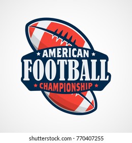 American Football Logo Template Vector Design
