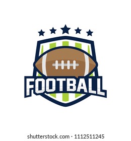 American football logo template,vector illustration