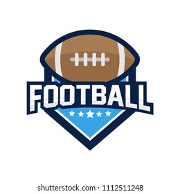 American Football Logo Templatevector Illustration Stock Vector ...