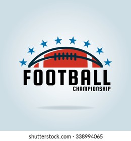 American Football Logo Template,vector Illustration