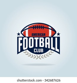 American football logo template,vector illustration